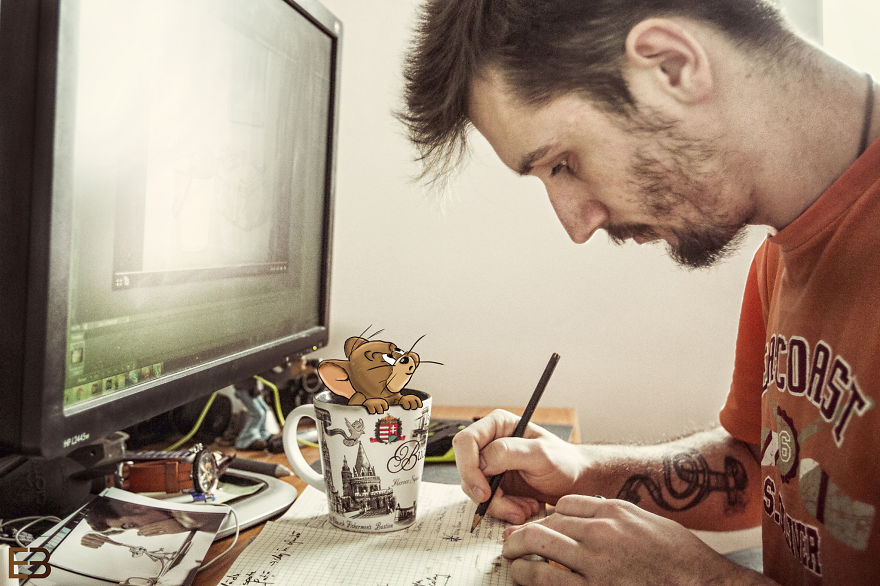 I Was Bored, So I Drew Some Friends: Meet Jerry And Nibbles