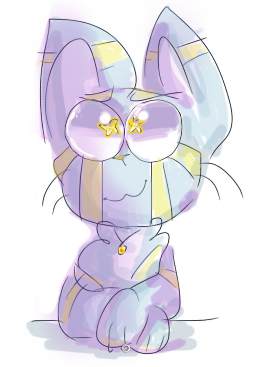 Definitely This Weird Blue Cat.