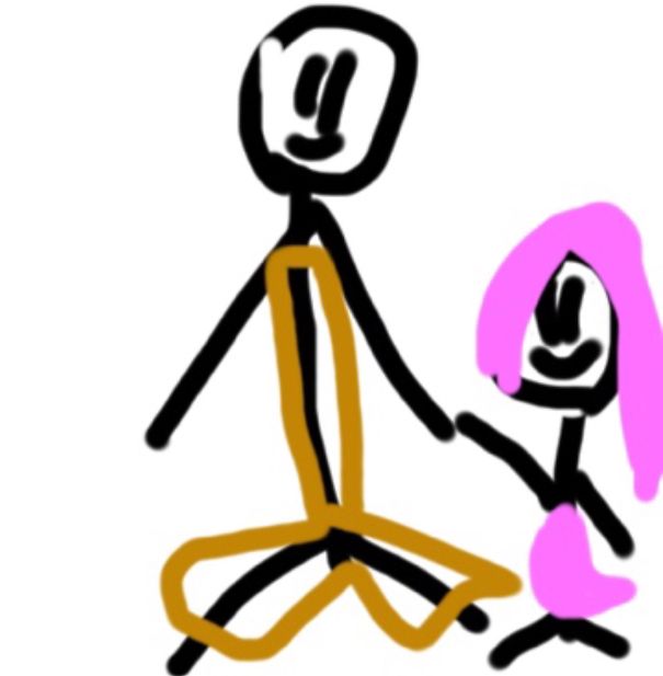 My Granddaughter Drew Her And Grandpa...