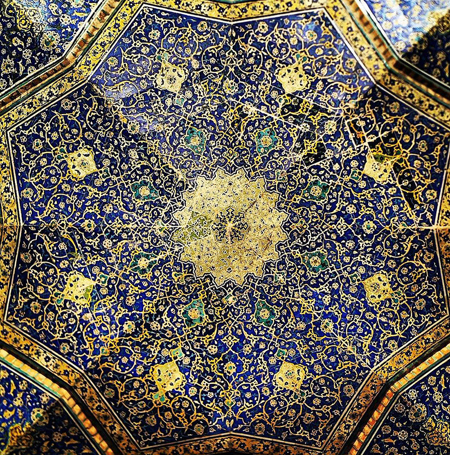 The Hypnotizing Beauty Of Iranian Mosque Ceilings The Hypnotizing Beauty Of Iranian Mosque Ceilings