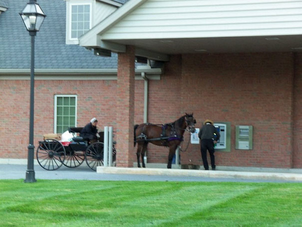 Man Withdrawing Cash From Atm In Pennsylvania