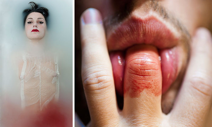 I Used Months Of Menstruation To Create Beauty