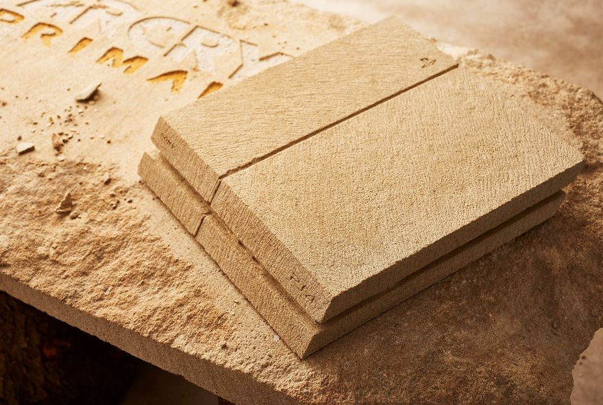 My Friend Lives As A Caveman Since He Carved His Living Room Furniture And Items From Stone