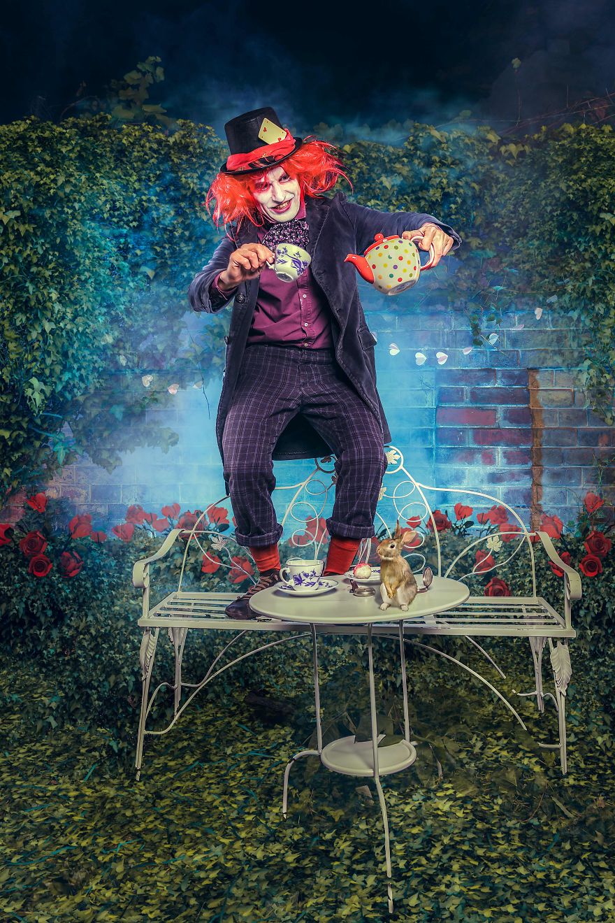 My Interpretation Of Alice And The Mad Hatter In Wonderland