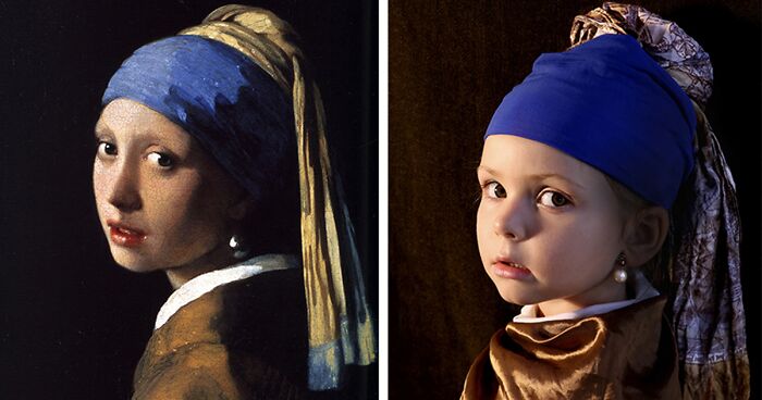 We Recreated Famous Paintings With Our Kids And Friends