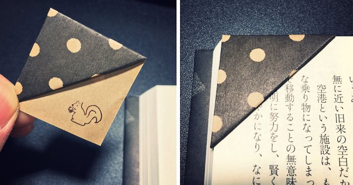 Simple Trick To Make Your Own Origami Bookmarks