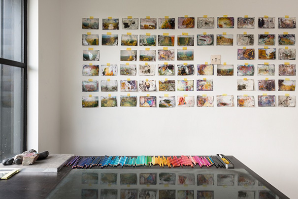 These Pencils In This Art Studio