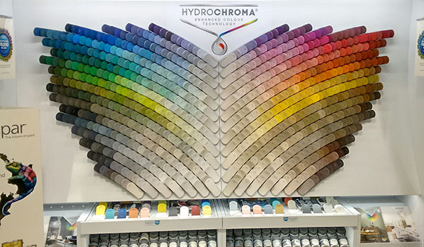 The Presentation Of These Paint Colours