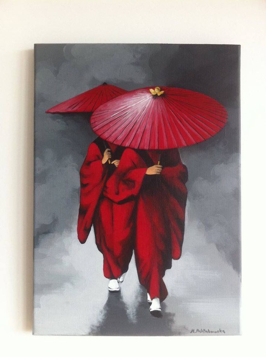 Polish Girl In Amazing World Of Geishas