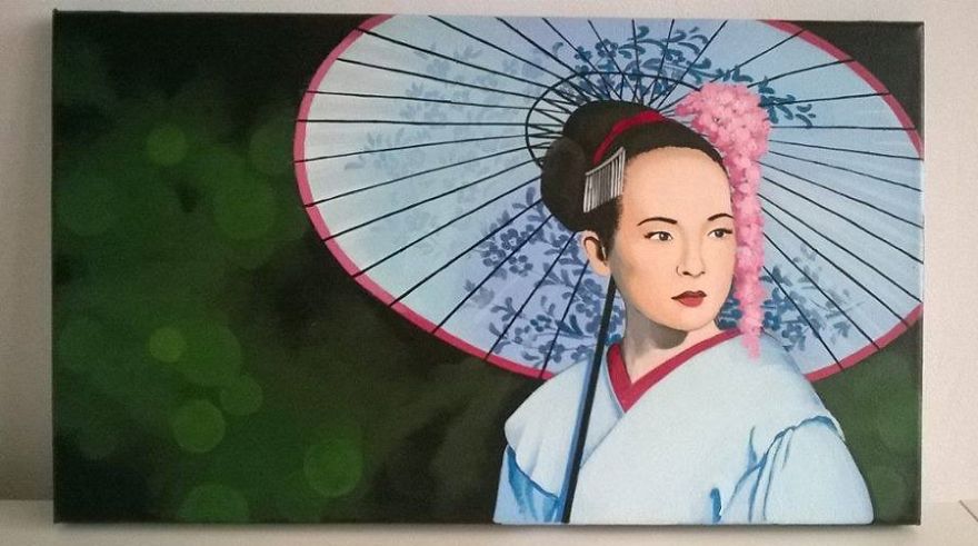 Polish Girl In Amazing World Of Geishas