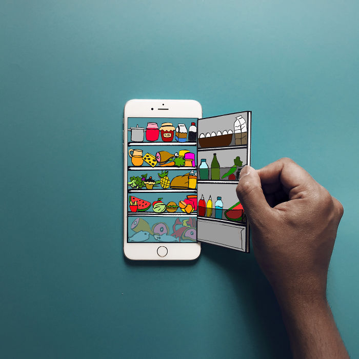 Imaginary World Through My Iphone