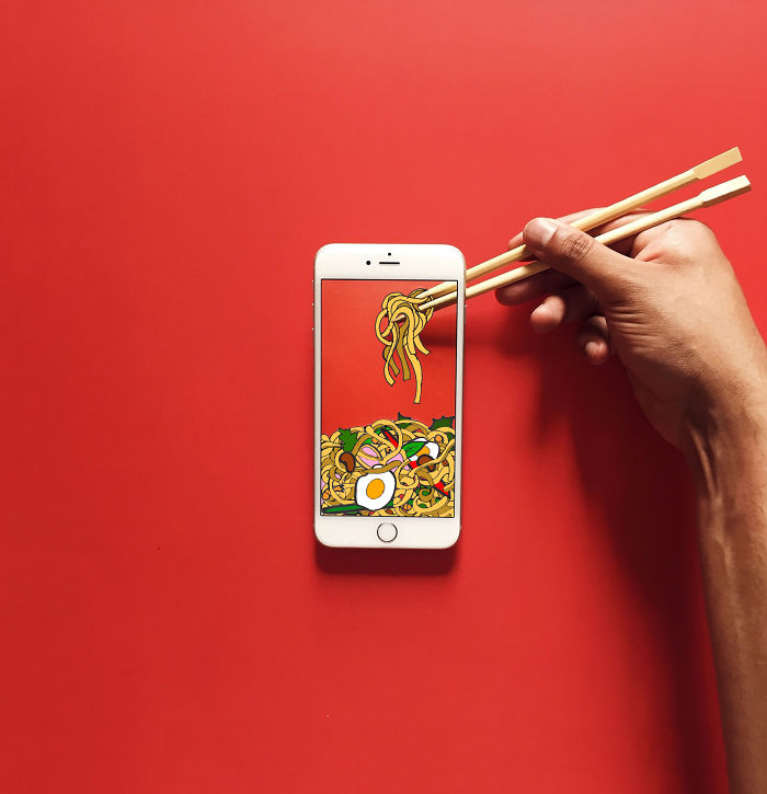 Imaginary World Through My Iphone