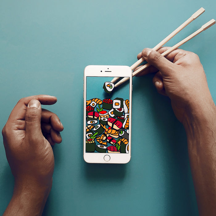 Imaginary World Through My Iphone