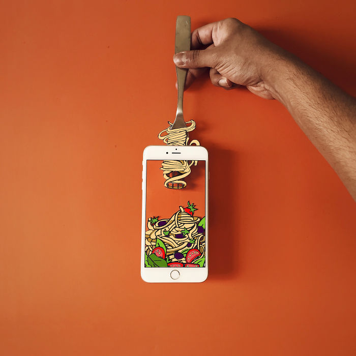 Imaginary World Through My Iphone