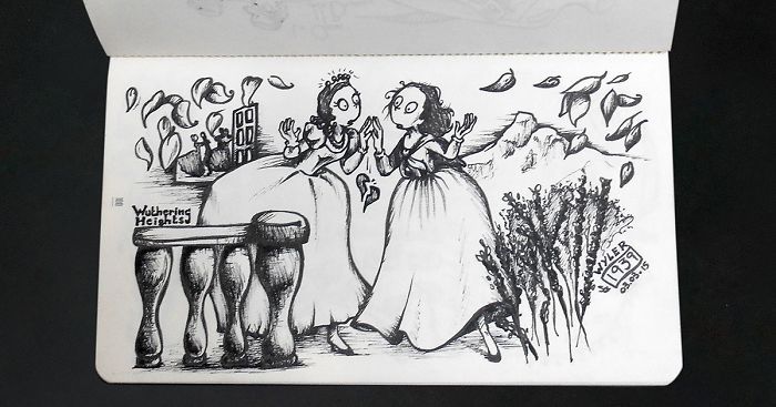 I Drew 39 Movie Scenes That Inspire Me