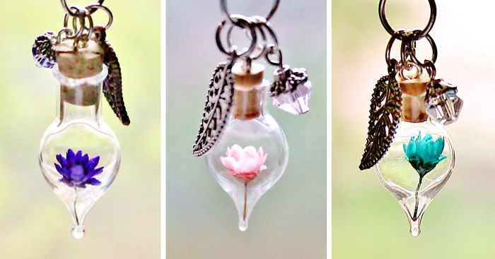 Terrarium Necklaces That Let You Carry A Tiny Piece Of Nature With You