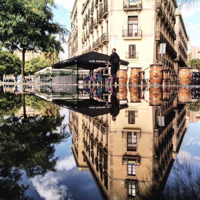 The Parallel Worlds Of Puddles In Spain The Parallel Worlds Of Puddles In Spain