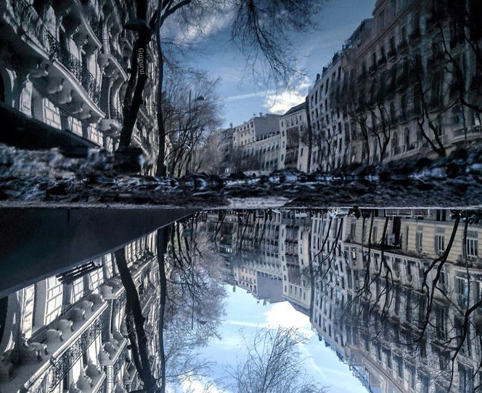 The Parallel Worlds Of Puddles In Spain The Parallel Worlds Of Puddles In Spain