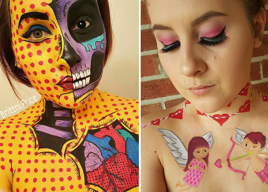 This Month I Challenged Myself To Create Valentines Day Themed Body Art This Month I Challenged Myself To Create Valentines Day Themed Body Art
