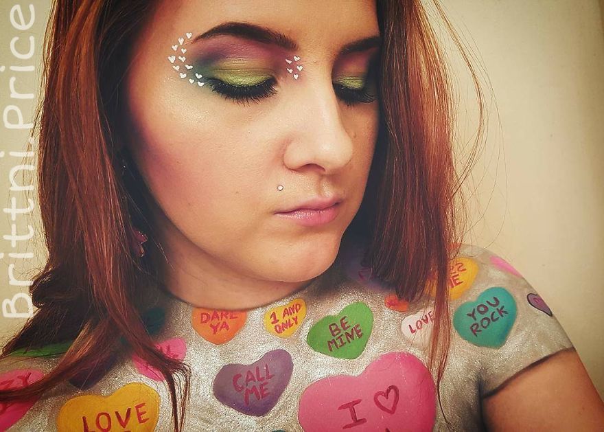 This Month I Challenged Myself To Create Valentines Day Themed Body Art This Month I Challenged Myself To Create Valentines Day Themed Body Art
