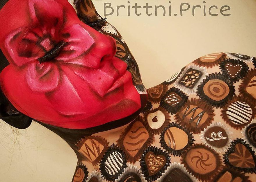 This Month I Challenged Myself To Create Valentines Day Themed Body Art