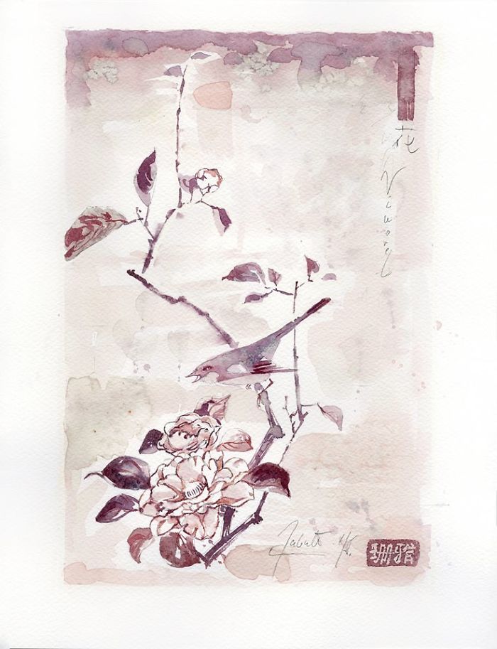 I Paint With Wine And It's The Most Unpredictable Art Form Ever