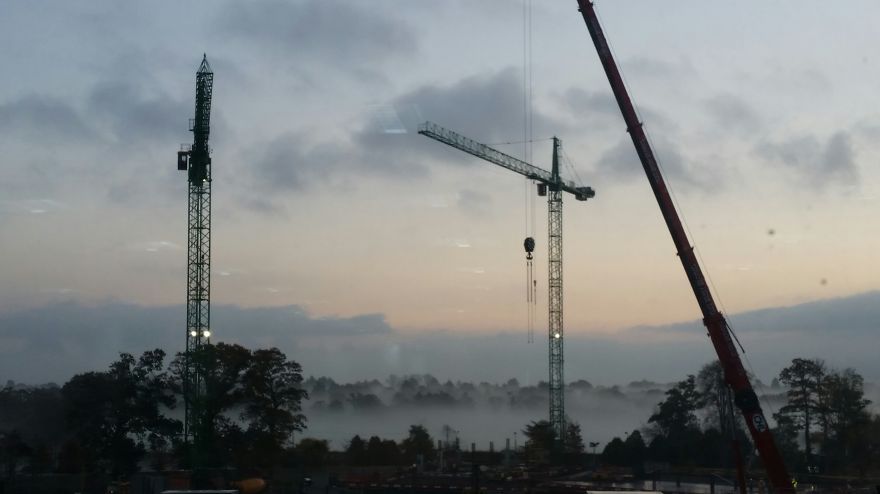 Foggy Morning, Dublin, Ireland