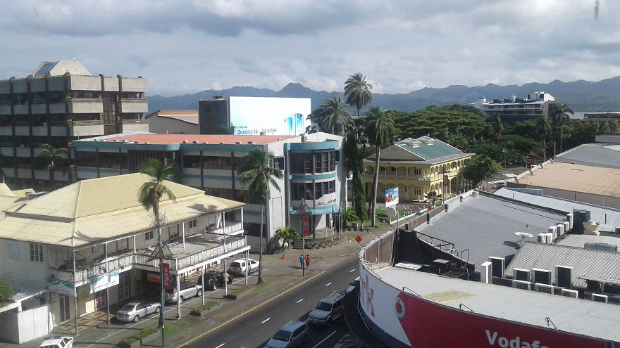View From My Office Here In Suva- In Sunny Fiji.