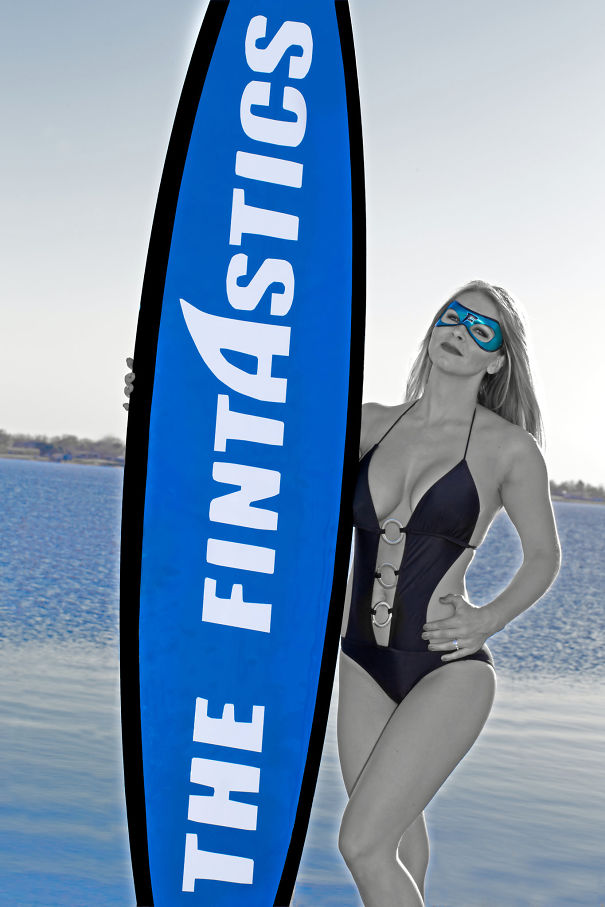 Fintastic Surfer Girl