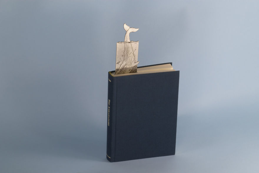 I Hand-Carve Silver Bookmarks That Tell Precious Stories