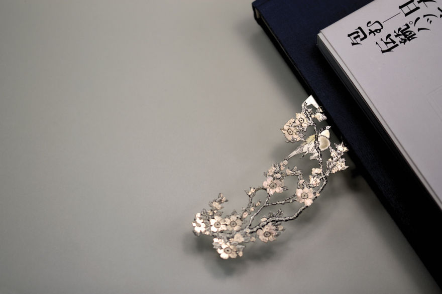 I Hand-Carve Silver Bookmarks That Tell Precious Stories