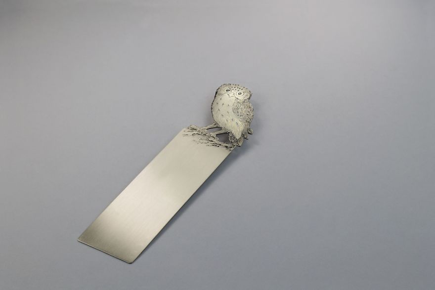 I Hand-Carve Silver Bookmarks That Tell Precious Stories