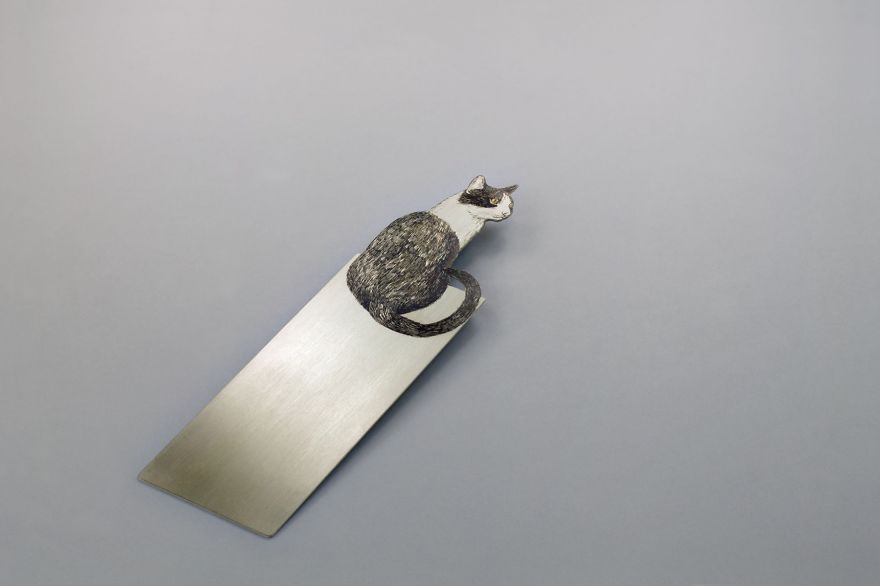 I Hand-Carve Silver Bookmarks That Tell Precious Stories