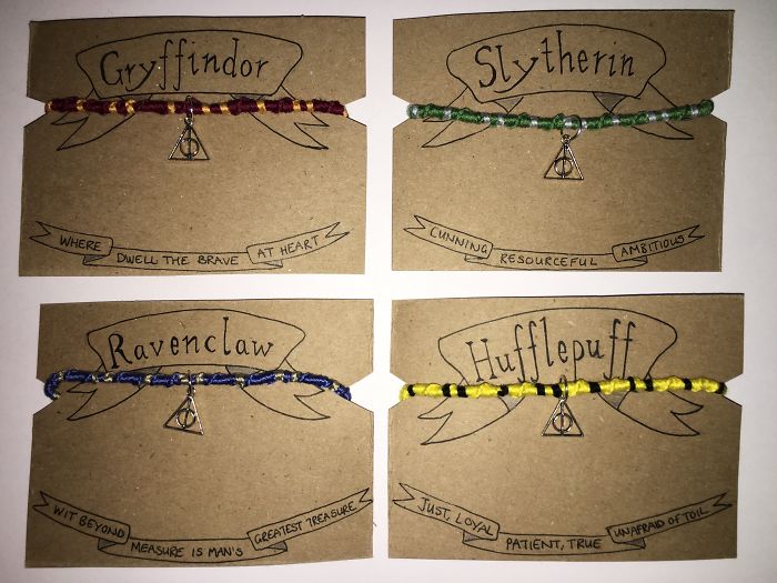 Deathly Hallows Friendship Bracelets