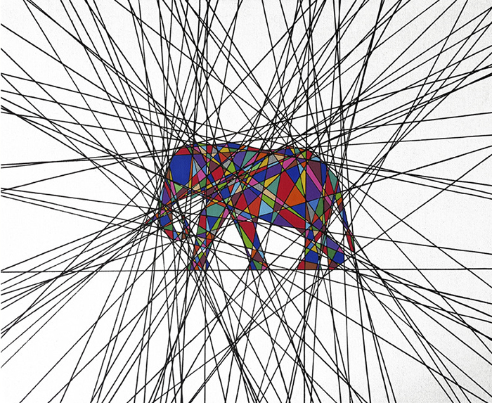 Beauty Within Chaos: I Draw Animals Where Lines Intersect