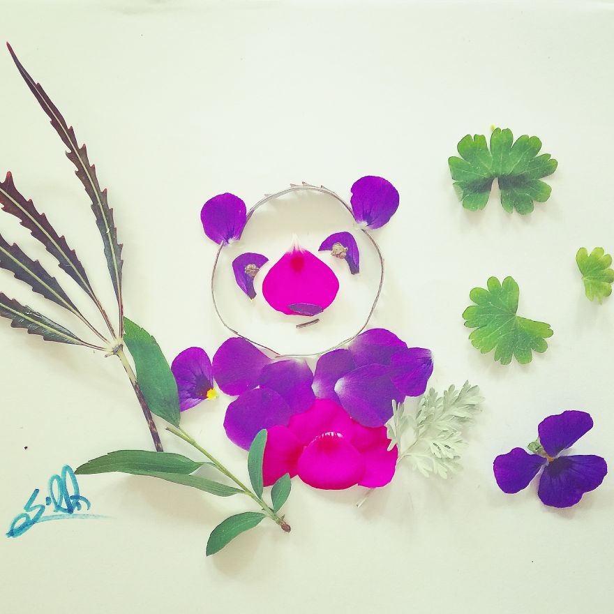 I Create Colorful And Magical Illustrations, Using Natural Materials Only I Create Colorful And Magical Illustrations, Using Natural Materials Only