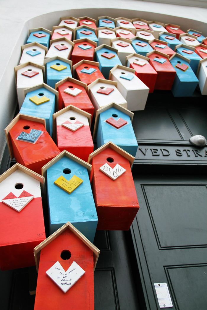 I Made 3500 Birdhouses From Scrapwood To Keep Birds In Cities I Made 3500 Birdhouses From Scrapwood To Keep Birds In Cities