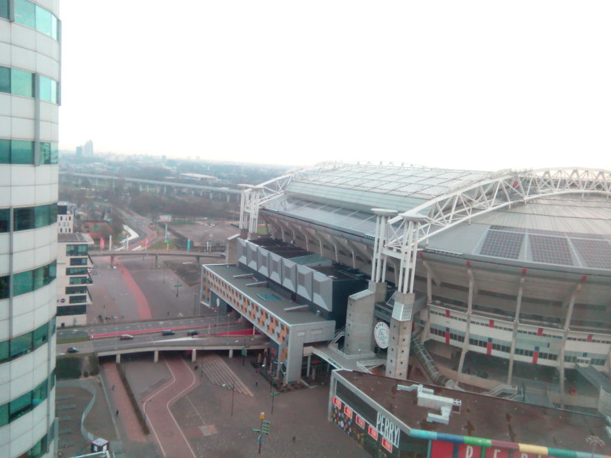 My View On The Amsterdam Arena. Since Last Week Also Known As The Johan Cruijff Arena.