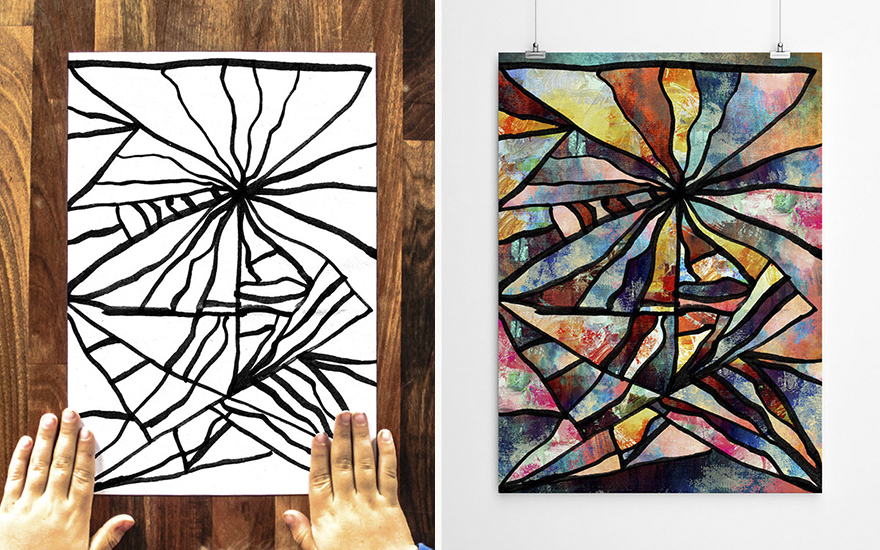 I Collaborate With My 3-Year-Old To Create Modern Art I Collaborate With My 3-Year-Old To Create Modern Art