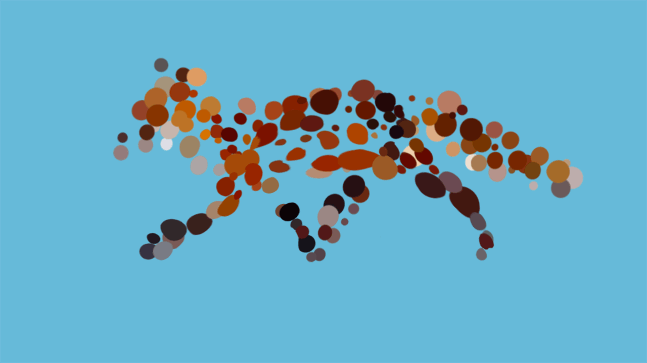 My Minimal Pointilist Animals