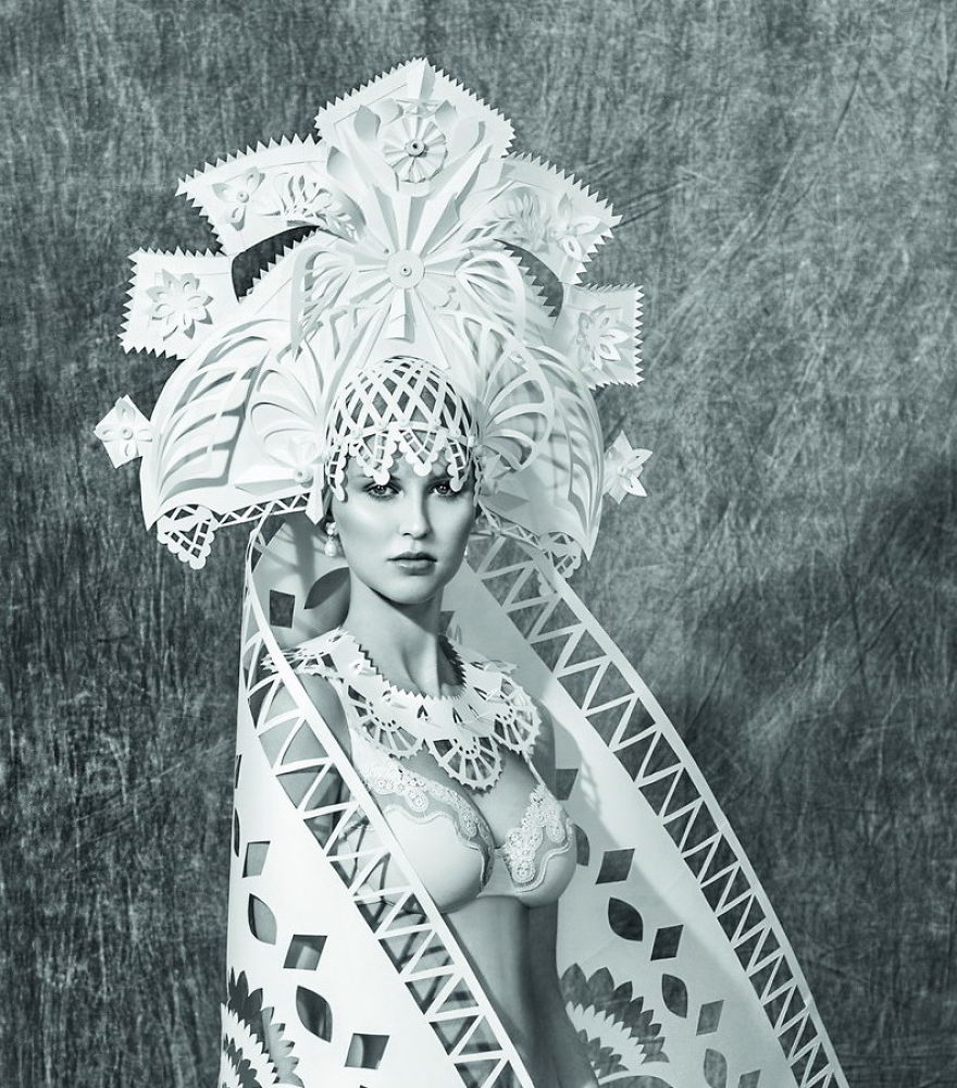 I Turn Paper Into Wedding Dresses Based On Different Nationalities