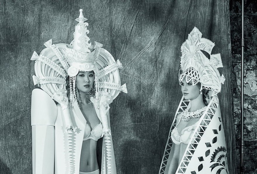 I Turn Paper Into Wedding Dresses Based On Different Nationalities I Turn Paper Into Wedding Dresses Based On Different Nationalities