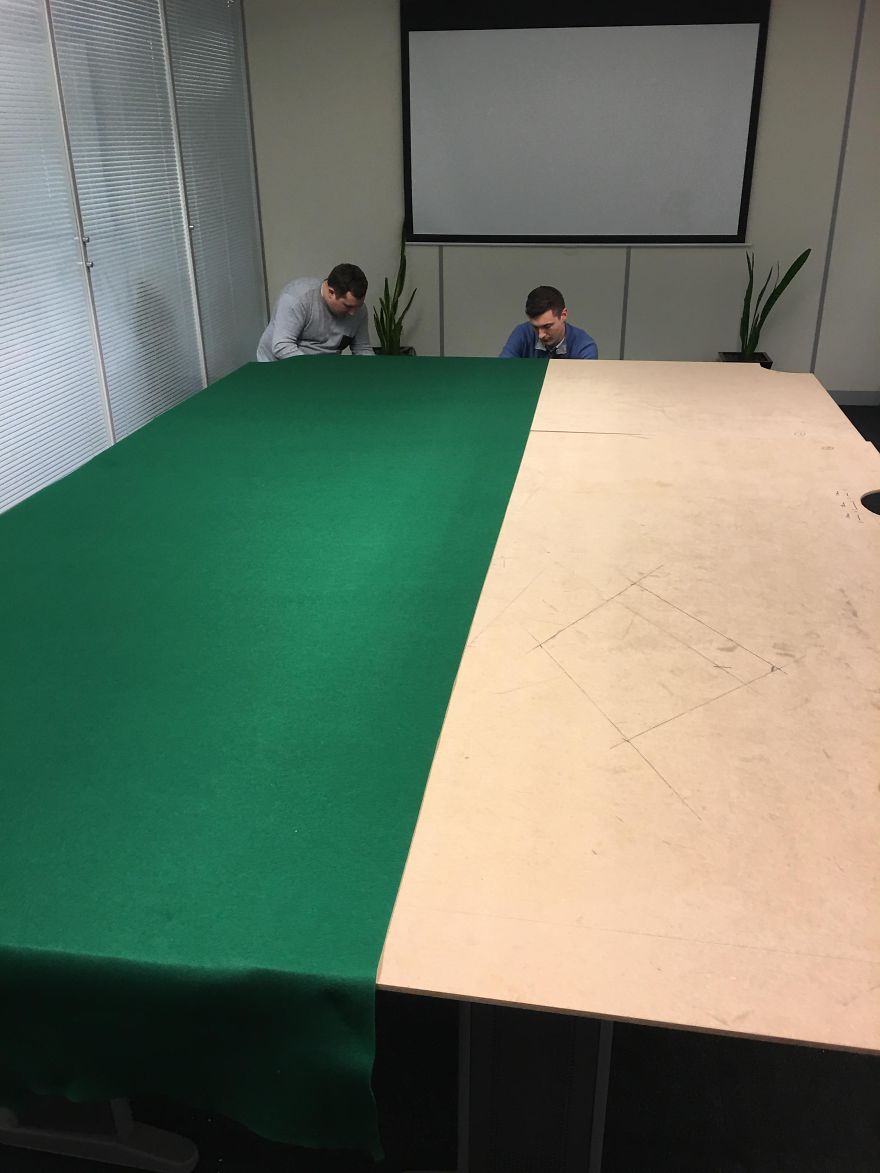 Boss Asked Us To Improve Our Knowledge On Leaf Blowers So We Invented Leaf Blower Billiards Boss Asked Us To Improve Our Knowledge On Leaf Blowers So We Invented Leaf Blower Billiards