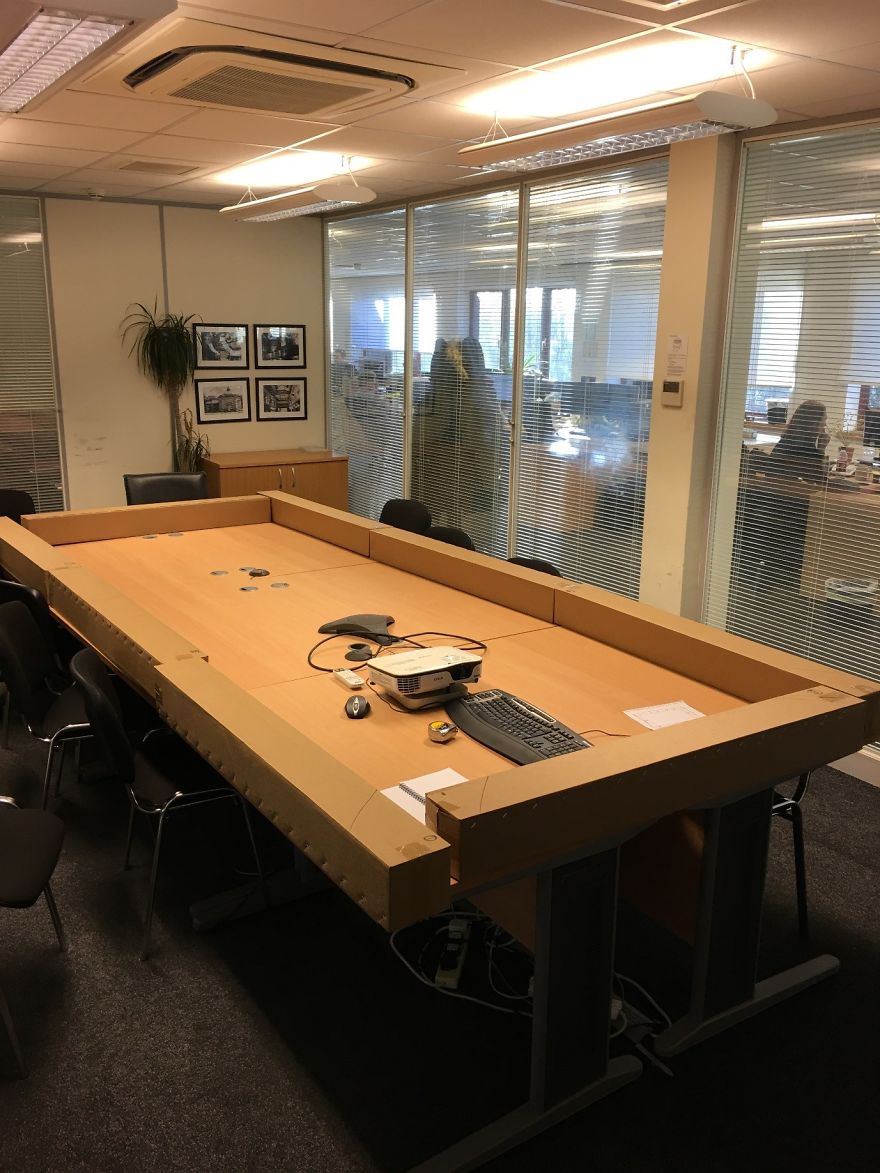 Boss Asked Us To Improve Our Knowledge On Leaf Blowers So We Invented Leaf Blower Billiards Boss Asked Us To Improve Our Knowledge On Leaf Blowers So We Invented Leaf Blower Billiards