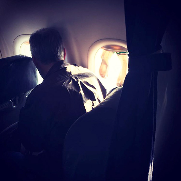 So Cool! This Plane Has A Sock Drying Holder!