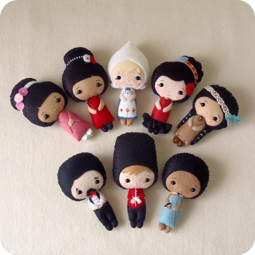 Artist Creates Cute DIY Dolls And Sells Their Patterns So You Could Make One Too
