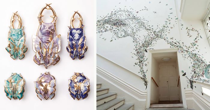 I Handmade 10,000 Ceramic Beetles To Crawl Across Gallery Walls