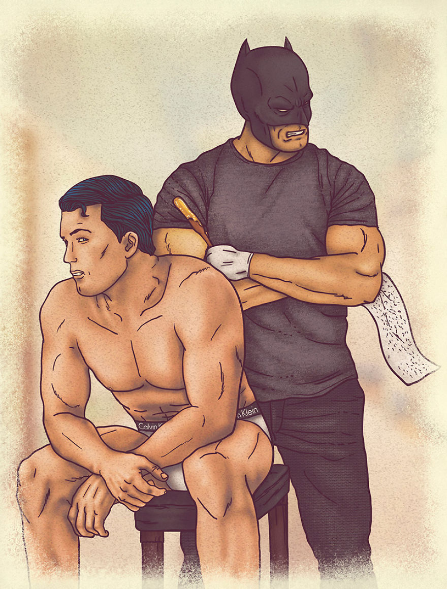 Colombian Artist Illustrates Private Lives Of Iconic Superheroes