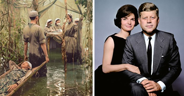 Artist Colorizes Old Black & White Photos Making History Come To Life (71 Pics)