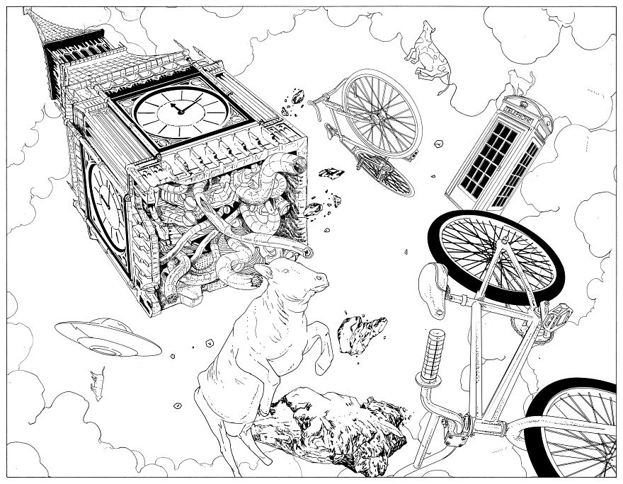 Colour The Journey Of A Bicycle Exploring A World Without It's Rider Colour The Journey Of A Bicycle Exploring A World Without It's Rider